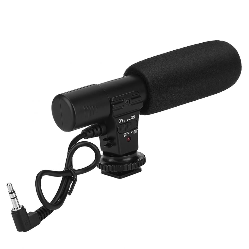 Ashata Mini Professional Stereo Microphone for Video Recording Universal for Digital Video
