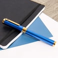 thumbnail image 6 of Diplomat Nexus Blue  Gold Fountain Pen - 14k Nib, 6 of 8