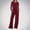 Wine, variant on Azrian Womens Fall and Winter Loungewear Suit Sports Set Women's Casual Solid Color Round Neck Pocket Long Sleeve Jumpsuits