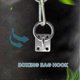 thumbnail image 2 of 4 Pack 304 Stainless Steel Eye Plate With Ring M6 Eyelet Hooks,wall Hook With Screw For Hanging Hammock Boxing Yoga Rope, 2 of 5