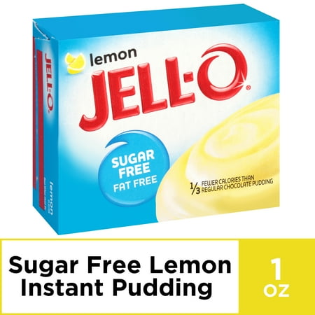 (4 pack) (4 Pack) Jell-O Instant Sugar-Free Lemon Pudding & Pie Filling, 1 oz Box