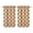 Plaid Pumpki, variant on Fall Aesthetic Print Kitchen Curtains - 2 Pack Rustic Farmhouse Autumn Theme with Maple Leaf Design, Tier Window Panels, 27.5x39 Inch