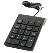 Unique BargainsLaptop Portable  Number Pad USB Wired Numeric Keypad Black