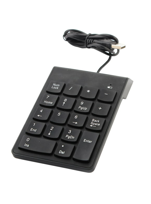 Unique BargainsLaptop Portable  Number Pad USB Wired Numeric Keypad Black