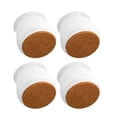 thumbnail image 1 of Monstrate Protector de silicona para patas de silla, 4 Uds., cubierta antideslizante para pies de mesa, tapa para patas de muebles de suelo de dura Cubiertas para muebles de jardín Blanco Monstrate HA005820-01, 1 of 6