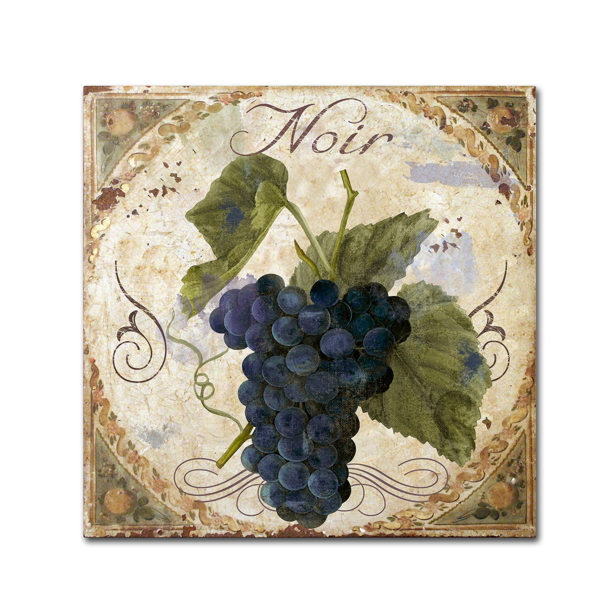 Trademark Fine Art "Tuscany Table Noir" Canvas Art by Color Bakery