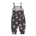 thumbnail image 6 of Toddler Baby Girls Jumpsuits Halloween Costume Cute Printing Strappy Infant Casual Loose Sleeveless Romper Pants with Pockets Black qILAKOG 3-4 Years, 6 of 6