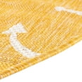 thumbnail image 4 of Unique Loom Outdoor Coastal Collection Area Rug - Ahoy (5' 3" x 7' 10" Oval Yellow), 4 of 6