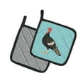 thumbnail image 2 of Caroline's Treasures Marragansett Turkey Blue Check Pair of Pot Holders, 2 of 3