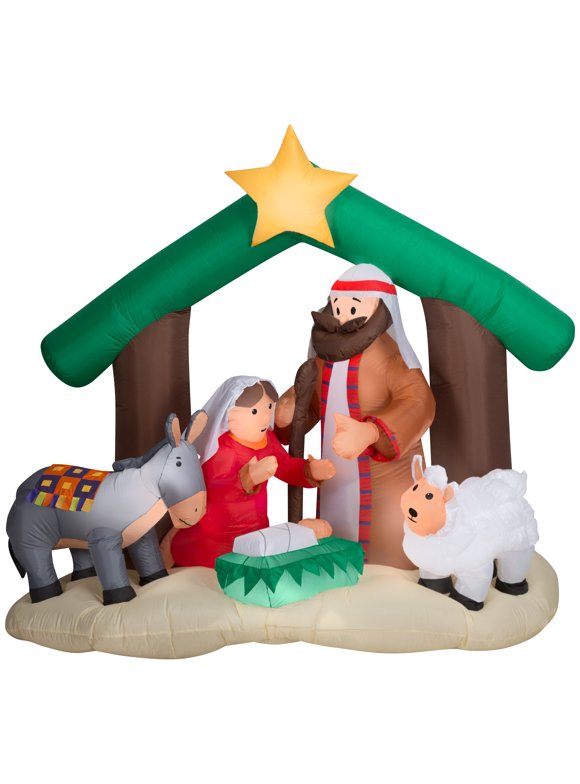 Nativity Inflatables in Nativity Scenes