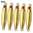 thumbnail image 1 of Mosiee Appâts Réalistes Maquereau Bar Cod Pêche Sequins Longs Leurres 5 Pcs Pack, 1 of 7