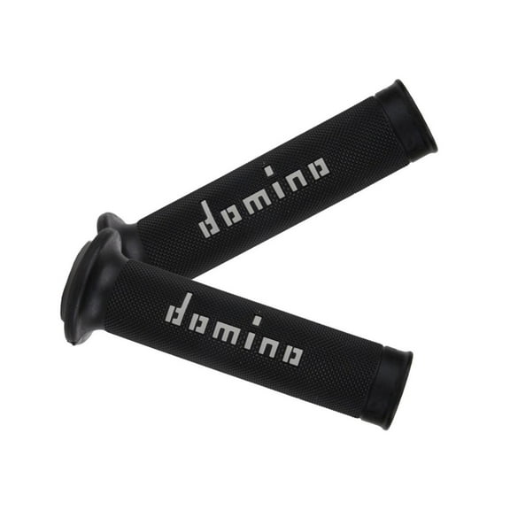 Domino Racing MotoGP Motorcycle Grip Pair 7/8" Black/Gray 58-2279