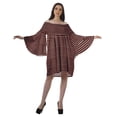 thumbnail image 4 of Moomaya Robe d'Été Dénudée pour Femmes, Robe de Plage en Coton avec Manches Cloche - TG, 4 of 5