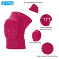 thumbnail image 3 of Uxcell M Size Protective Knee Pads Volleyball Knee Pads Ski Knee Pads Sponge Knee Pads Brace, Rose red 2 Pcs, 3 of 6
