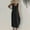 Black, variant on ZZwxWA Womens Cotton Linen Loose Long Tank Dress Casual Sleeveless U Neck Solid Plus Size Shift Maxi Dress with Pocket