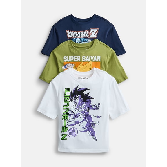 Star Wars Boys Graphic Tees with Short Sleeves, 3-Pack, Sizes 4-18