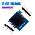 thumbnail image 1 of Módulo de pantalla OLED de 0,66 pulgadas 64x48 IIC/I2C para pantalla WEMOS D1 MINI LCD, 1 of 7
