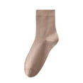 thumbnail image 5 of Calcetines de tubo para mujer, calcetines sencillos de color sólido, suaves y transpirables, calcetines de algodón de otoño e invierno, calcetines de mujer sin hueso de color sólido, 5 of 5