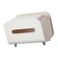 thumbnail image 1 of Caja De Pañuelos De Escritorio, Organizador De Caja De Pañuelos ABS Con Soporte Para Teléfono Para Sala De Estar, 1 of 7