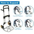 thumbnail image 6 of Mount-It! Heavy-Duty Folding Hand Truck Dolly | 440 Lb Capacity, 6 of 10
