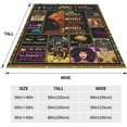 thumbnail image 3 of Blanket African Women Black Queen Flannel Fleece Blanket Soft Lightweight Plush Throw Blankets for Women Men Kid Warm Cozy 50"x40" Microfiber Blankets for Couch Bed Sofa All Season, 3 of 6