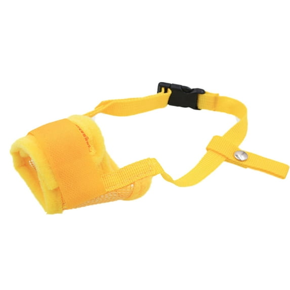 UDIYO Adjustable Pet Puppy Mouth Cover Mask Pure Color Anti Biting Soft Dog Muzzle