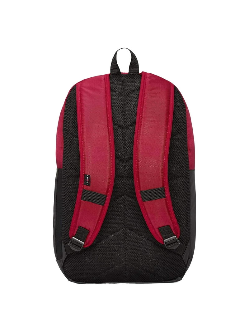 新品Jordan バックパック レッド 15インチ対応 Nike Air Jordan Large Mesh Backpack (Black/Gym Red) - Lightweight