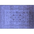 thumbnail image 1 of Ahgly Company Indoor Rectangle Oriental Blue Traditional Area Rugs, 2' x 3', 1 of 4