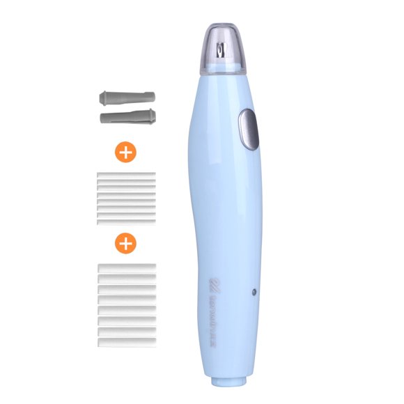 tenwin Electric Eraser Kit with 16 Eraser Refills Rechargeable Pencil Eraser One-button Control Christmas Gift Stationery Supplies for School Students Artists Drawing Painting Sketching Draf