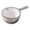 pink gray, variant on Double Compartment Strainer Basket For Washing Draining Vegetables Fruits Extra Large Capacity Kitchen Draining Basket