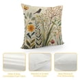 thumbnail image 4 of YINGXI  Flowers Butterfly Throw Pillow Covers,Green Spring Cushion Case Decorations for Sofa Couch 24x24in, 4 of 5