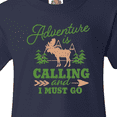 thumbnail image 4 of Inktastic Vintage Adventure is Calling and I Must Go with Moose Youth T-Shirt, 4 of 5