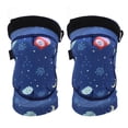 thumbnail image 1 of Équipement de Protection pour Enfants, Genouillères pour Enfants Non Rétrécissant Évacuation de l'Humidité Confortable pour le Patinage à Roulettes pour les Filles pour l'Équitation pour les Garçons pour les Sports de Plein Air Rose, Bleu Foncé, 1 of 8