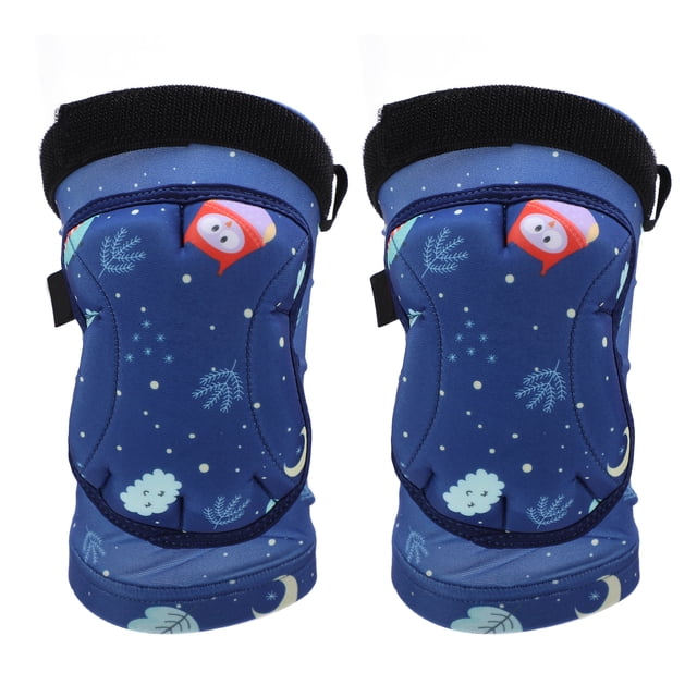 Équipement de Protection pour Enfants, Genouillères pour Enfants Non Rétrécissant Évacuation de l'Humidité Confortable pour le Patinage à Roulettes pour les Filles pour l'Équitation pour les Garçons pour les Sports de Plein Air Rose, Bleu Foncé
