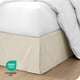 thumbnail image 5 of Faldón de cama cepillado doble Bare Home Colección Premium 1800 color arena 15 pulgadas Tamaño completo, 5 of 5