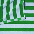 thumbnail image 4 of Beautiful by Drew Barrymore 6-Piece Stripe Hem Bath Towel Set, 100% Cotton, Green, 4 of 4