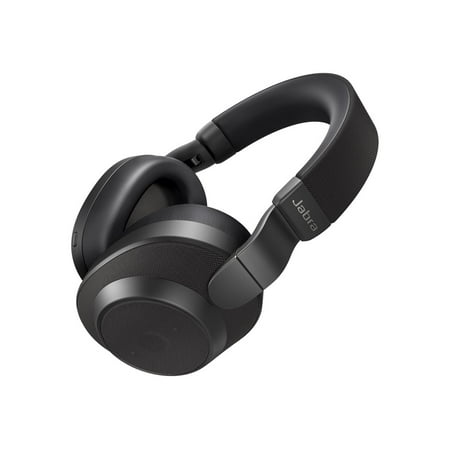 Jabra Elite 85h - Headphones with mic - full size - Bluetooth - wireless - active noise canceling - 3.5 mm jack, USB-C - black