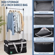 Lilypelle Collapsible Dance Garment Bag with Garment Rack