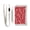 Candy Cane and Dots, variant on Nylon Trifold Card Wallet with ID Window Zipper Pocket for Men Women Teen Light Blue Polka Dots