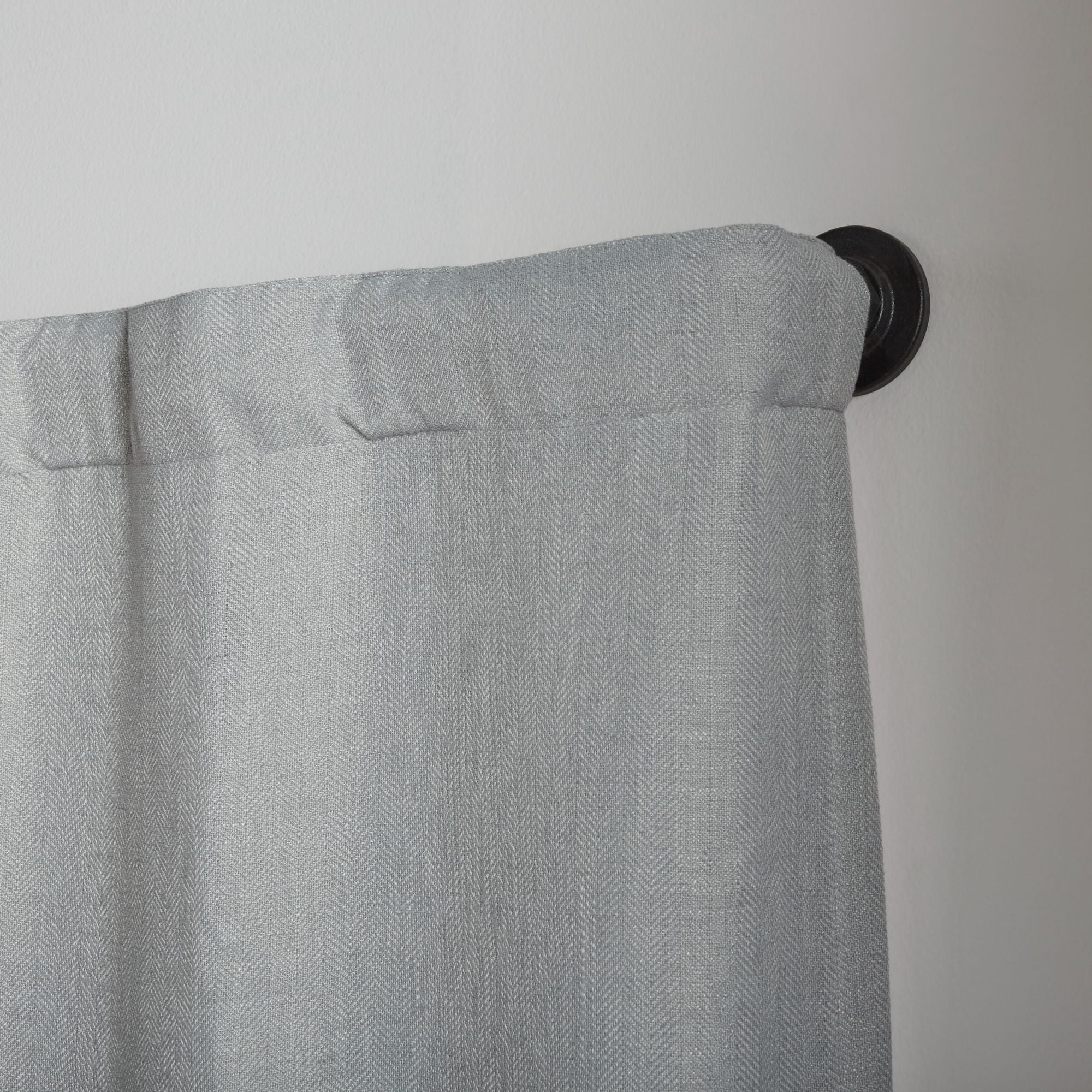 Exclusive Home Contemporary, Modern Matte Adjustable Wraparound Curtain Rods Set, 66 in - 120 in