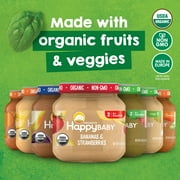 Happy Baby Organics Clearly Crafted, Stage 1, Carrots Organic Baby Food, 4 oz. Jar (6 count)