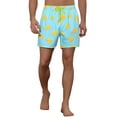 thumbnail image 5 of Unique Bargains Men's Fruits Print Drawstring Waist Pattern Surfing Board Shorts Blue 34, 5 of 5