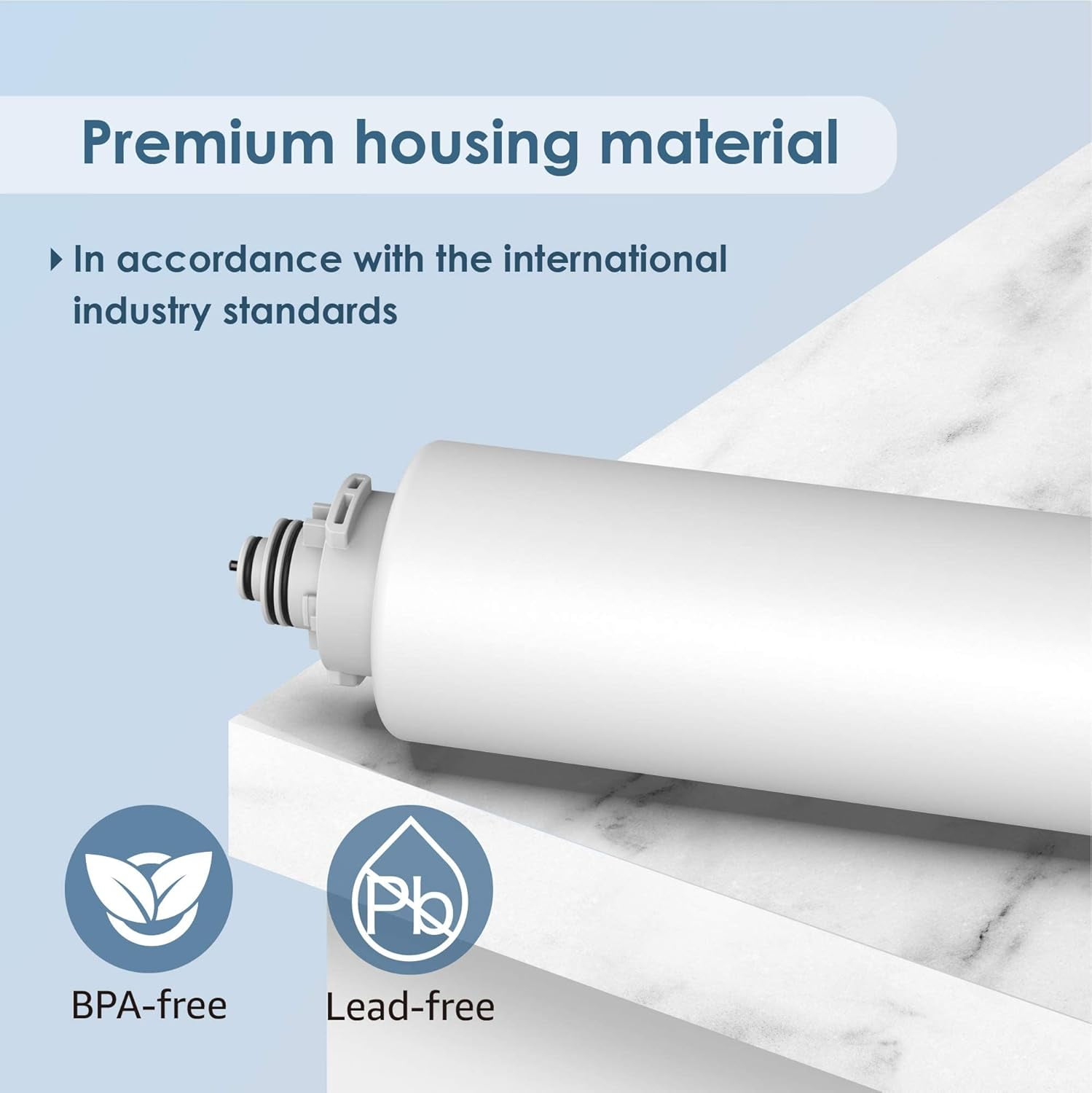 Waterdrop Undersink Replacement Water Filter Compo Pack, 2PP+CT+CS