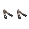 thumbnail image 2 of Jumpingount Cinturones Sin hebilla Estiramiento elástico ajustable Combina fácilmente Suministros de armario Correas de cincha para niños Niñas Estampado estampado de leopardo 2piezas Jumpingount CBP200522, 2 of 5