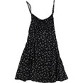 thumbnail image 1 of Self Esteem Robe Mini Florale pour Femmes, Noir, Juniors, Grand, 1 of 2