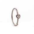 thumbnail image 1 of Bendable Nose Hoop rings with Heart Design and Cubic Zirconia Stone 20G, 1 of 7