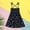Black, variant on SDJMa Girls and Toddlers' Dress Summer Toddler Baby Girls Sleeveless Sling Dress Graphic Print Children's Clothing