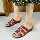 thumbnail image 2 of WILLBEST Sandalias Cómodas De Verano Para Mujer, De Color Liso, Informales, Con Punta Abierta, Cuñas, Suela Suave, Transpirables, Zapatillas, Sandalias, 2 of 9
