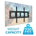 MountIt! Heavy Duty Low Profile Fixed TV Wall Mount, Fits 43"70" TVs, Capacity 220 lbs., for