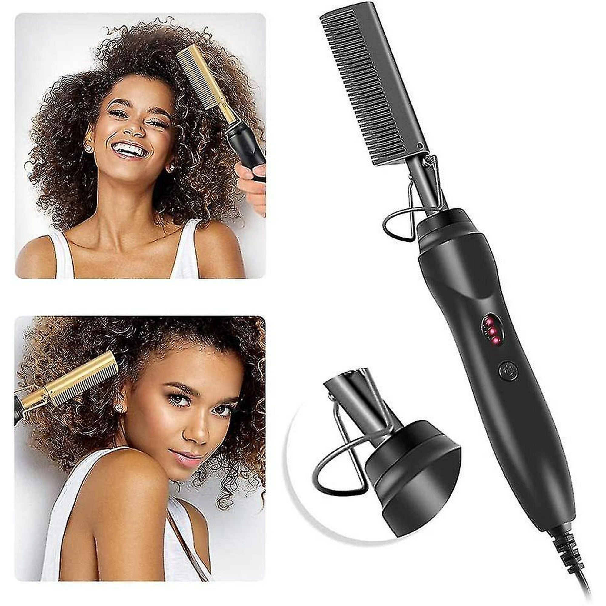 Electric Hair Straightening Comb, Wet And Dry (black) | Walmart Canada Electric Hair Straightening Comb, Wet And Dry (black) | Walmart Canada